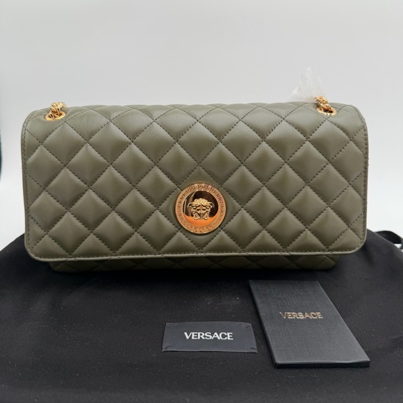 Versace Handbags - Versace Quilted Leather Bag